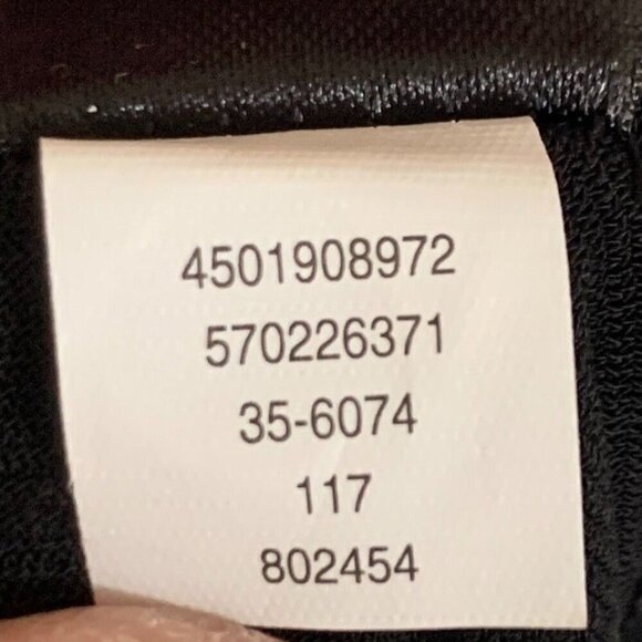 White House Black Market Stretch Sheath Dress Black & White Print 3/4 Sleeve XXS - Picture 7 of 7